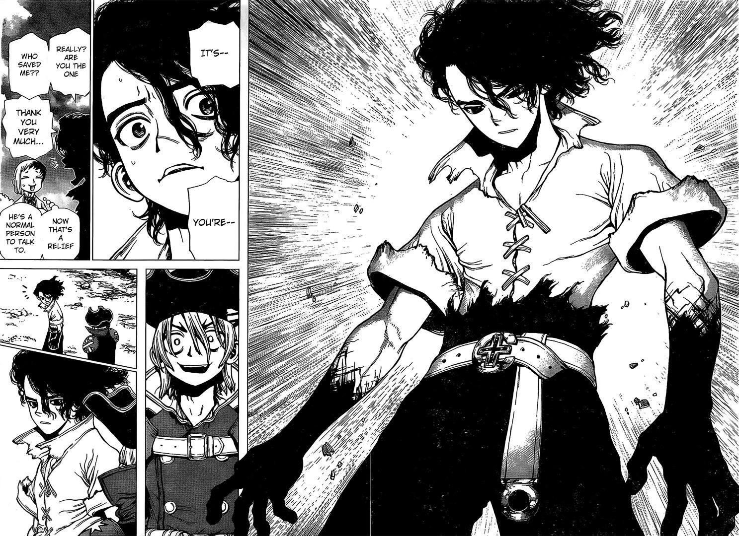 Dr. Stone Manga Chapter 204 page 13 - The Universe is Written in the Language of Mathematics scene