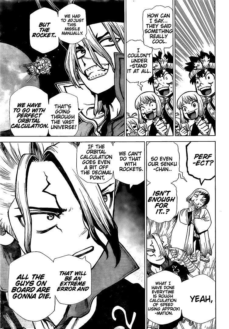 Dr. Stone Manga Chapter 204 page 5 - The Universe is Written in the Language of Mathematics scene