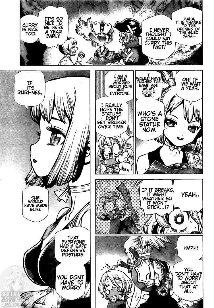 Dr. Stone Manga Chapter 204 page 9 - The Universe is Written in the Language of Mathematics scene