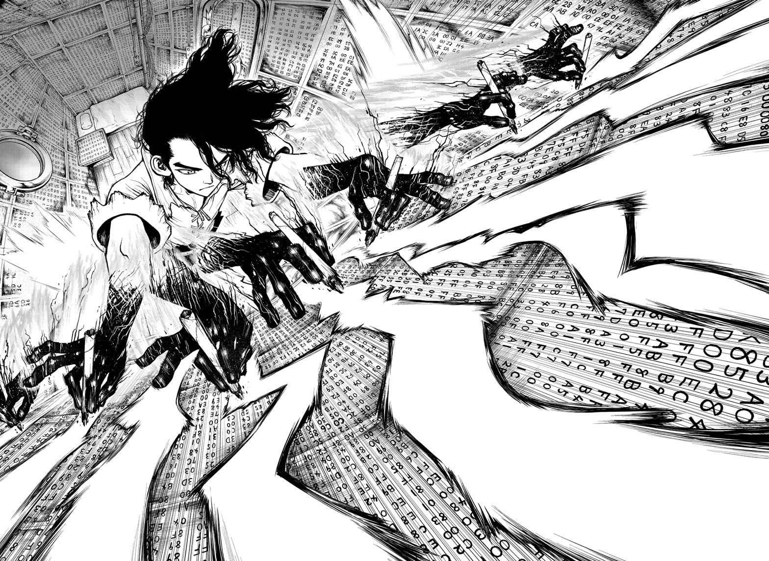 Dr. Stone Manga Chapter 205 page 11 - Universe of Zeroes and Ones scene