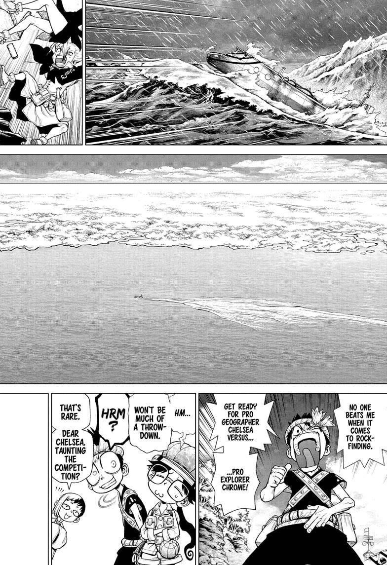 Dr. Stone Manga Chapter 209 page 4 - The Rocket's Hard Truth scene