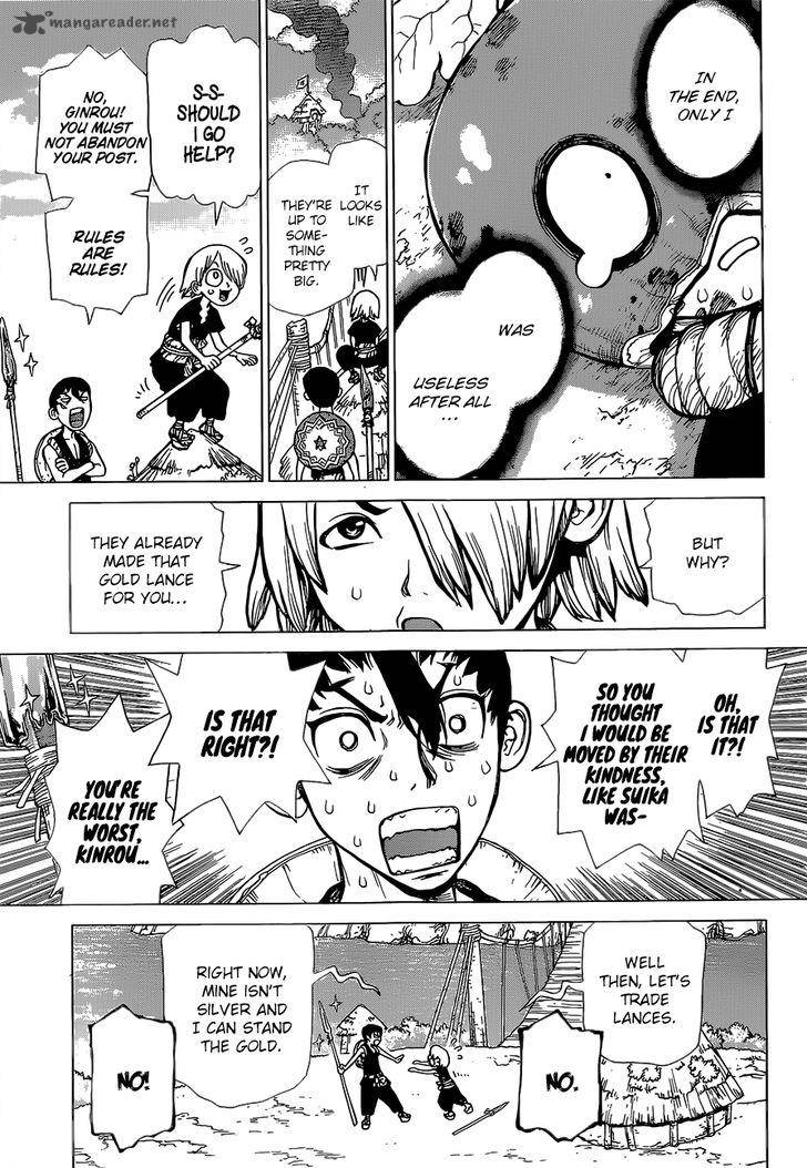 Dr. Stone Manga Chapter 21 page 16 - Dawn of Iron scene