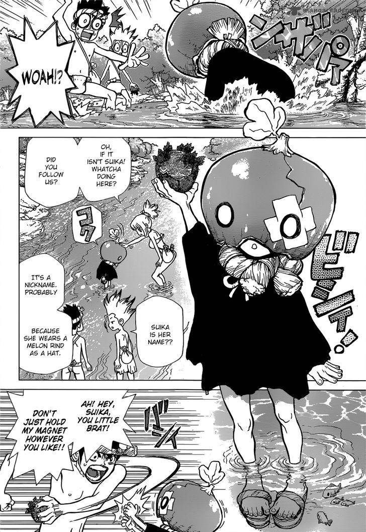 Dr. Stone Manga Chapter 21 page 4 - Dawn of Iron scene