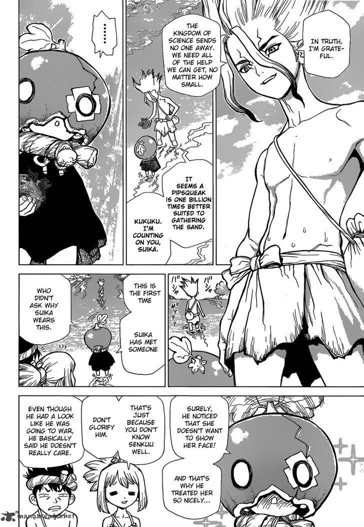 Dr. Stone Manga Chapter 21 page 6 - Dawn of Iron scene