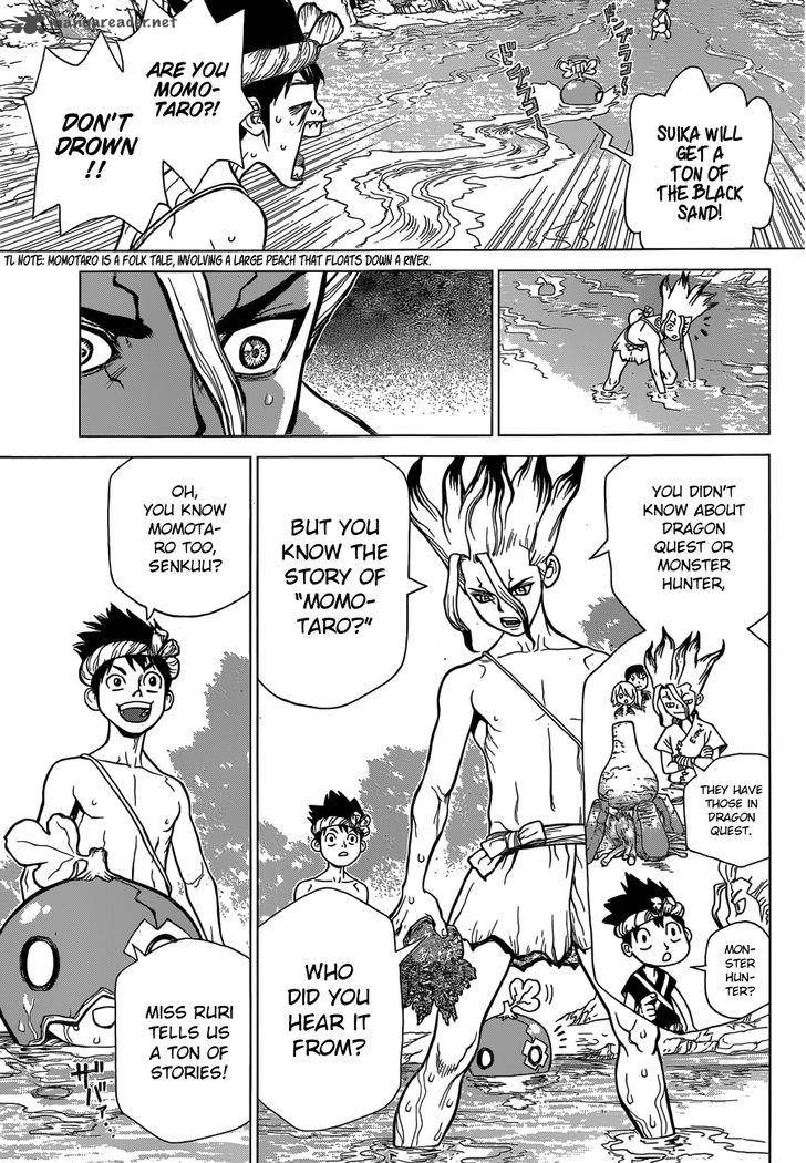 Dr. Stone Manga Chapter 21 page 7 - Dawn of Iron scene