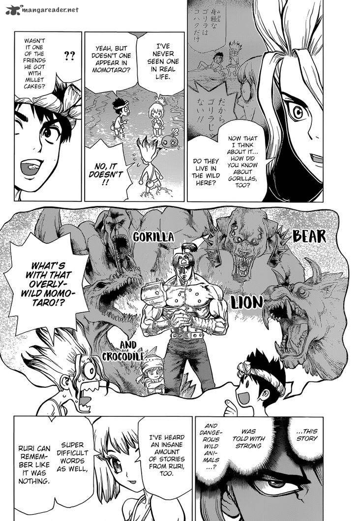 Dr. Stone Manga Chapter 21 page 8 - Dawn of Iron scene