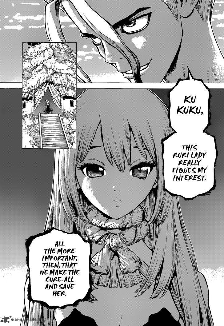 Dr. Stone Manga Chapter 21 page 9 - Dawn of Iron scene
