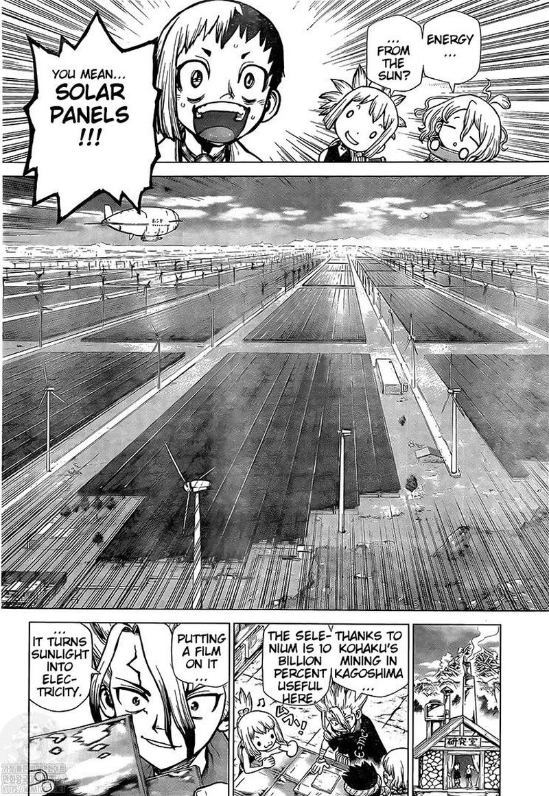 Dr. Stone Manga Chapter 215 page 4 - Long, Long Road scene