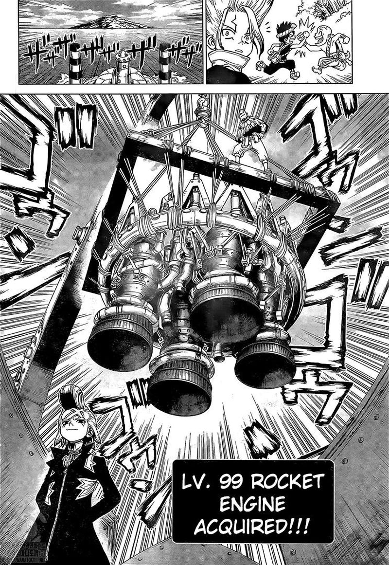 Dr. Stone Manga Chapter 215 page 8 - Long, Long Road scene