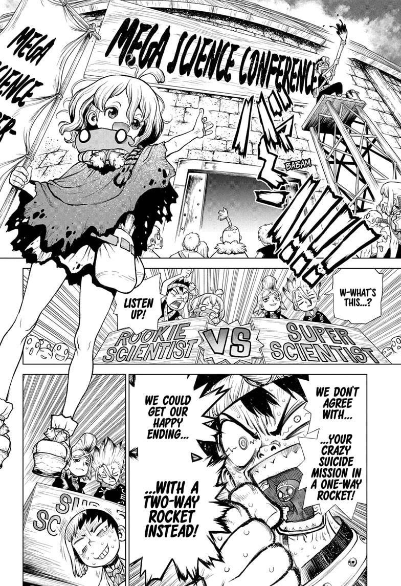 Dr. Stone Manga Chapter 217 page 5 - Science Underdogs scene