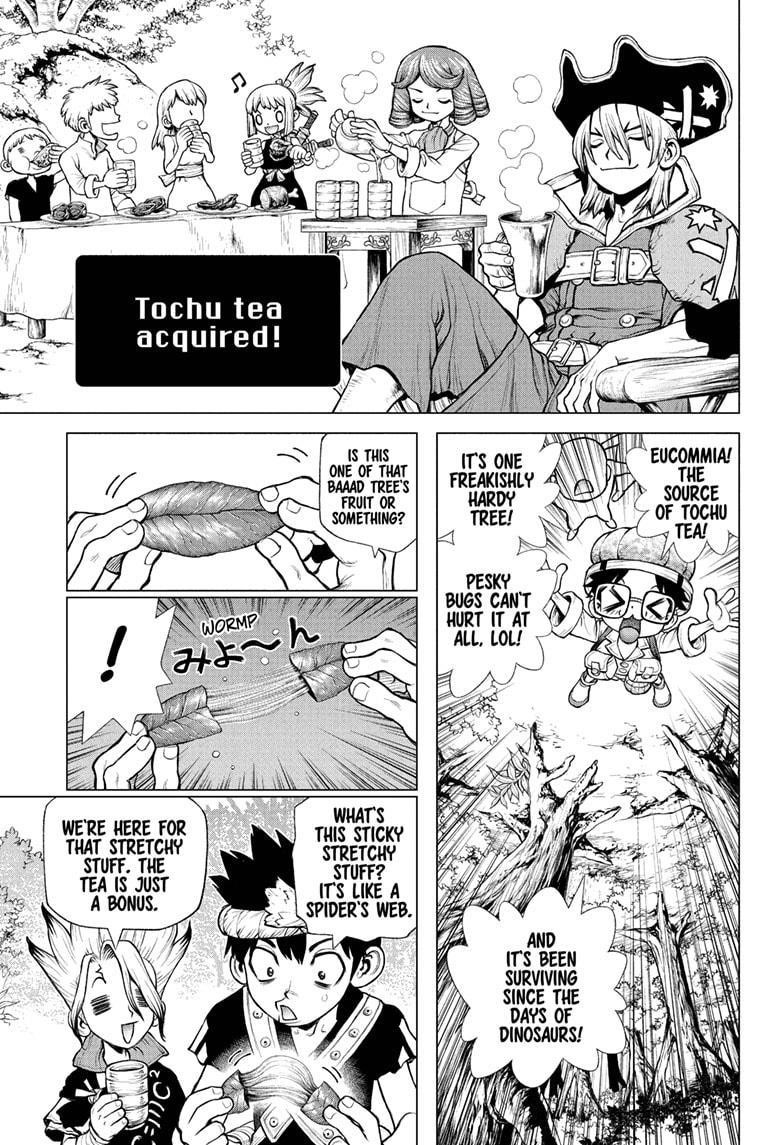 Dr. Stone Manga Chapter 218 page 5 - WWW scene