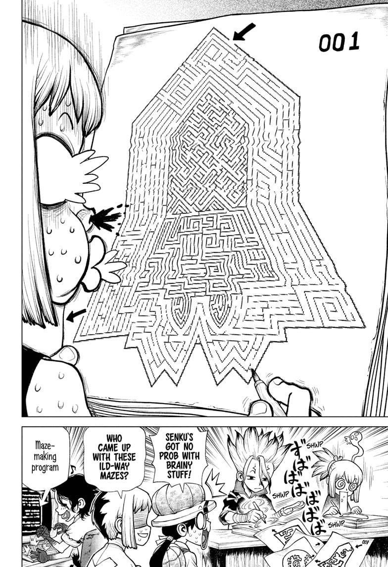 Dr. Stone Manga Chapter 219 page 10 - Three Heroes scene