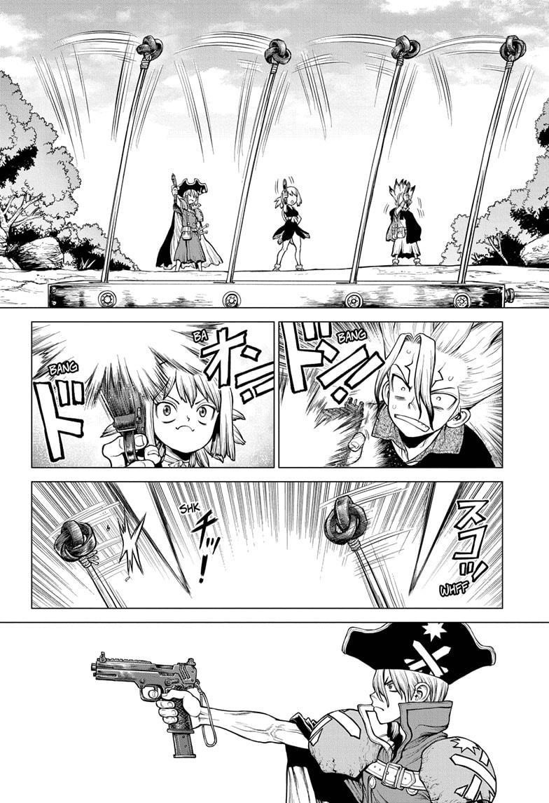 Dr. Stone Manga Chapter 220 page 13 - A Desire for All scene