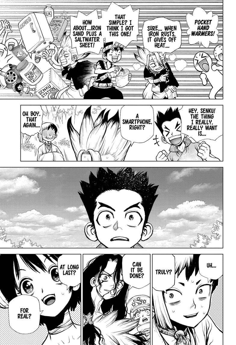 Dr. Stone Manga Chapter 222 page 9 - Science Road scene