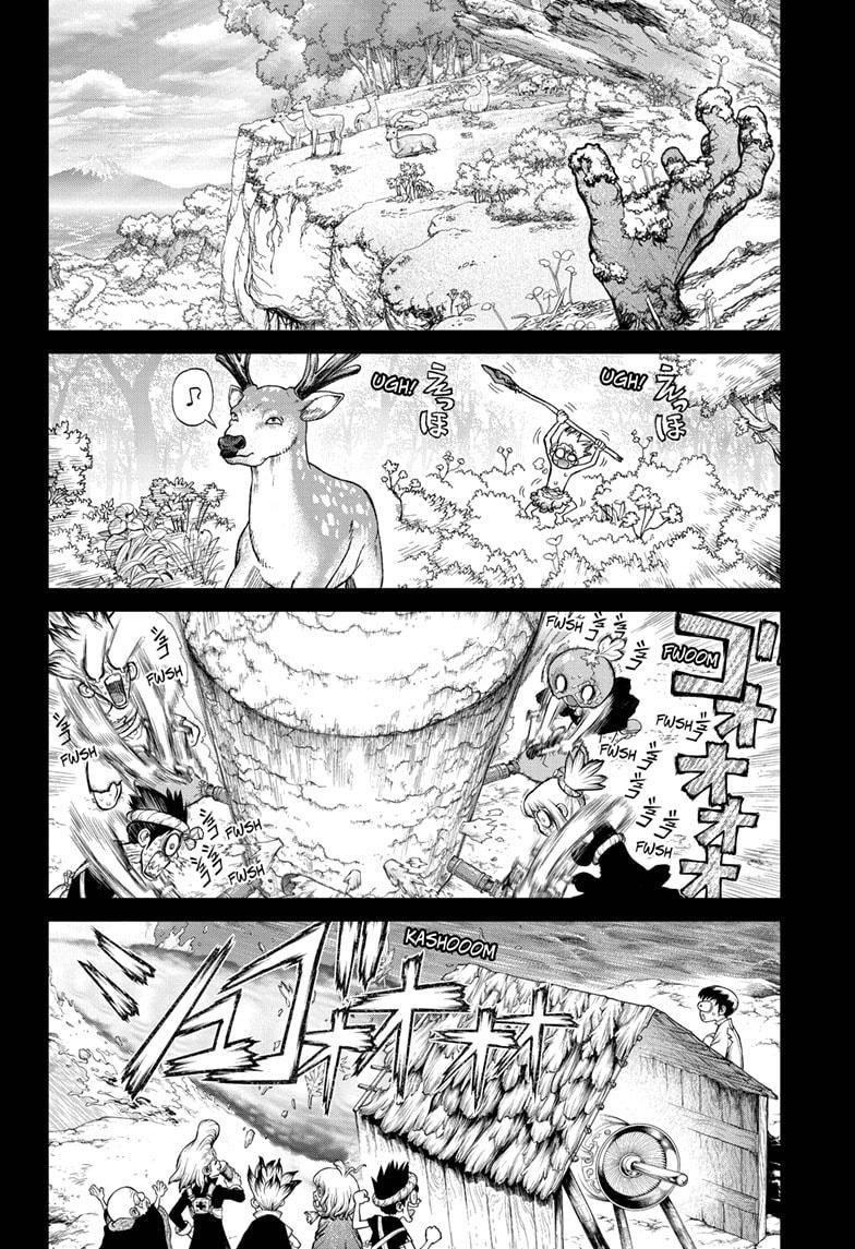 Dr. Stone Manga Chapter 224 page 4 - In Space scene