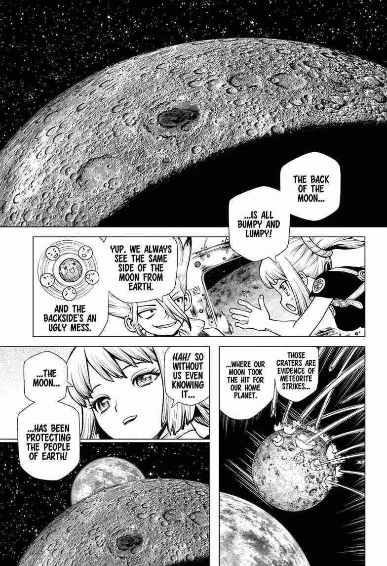 Dr. Stone Manga Chapter 226 page 10 - Giant Step scene