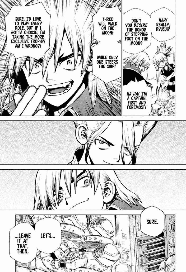 Dr. Stone Manga Chapter 226 page 12 - Giant Step scene