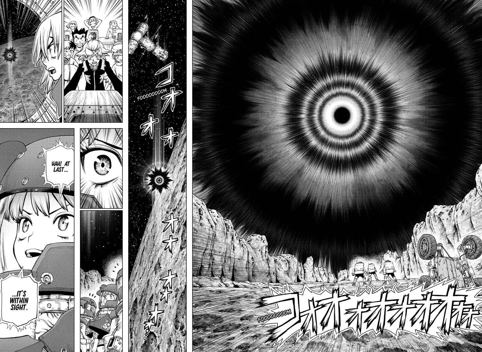 Dr. Stone Manga Chapter 227 page 14 - It Was You scene