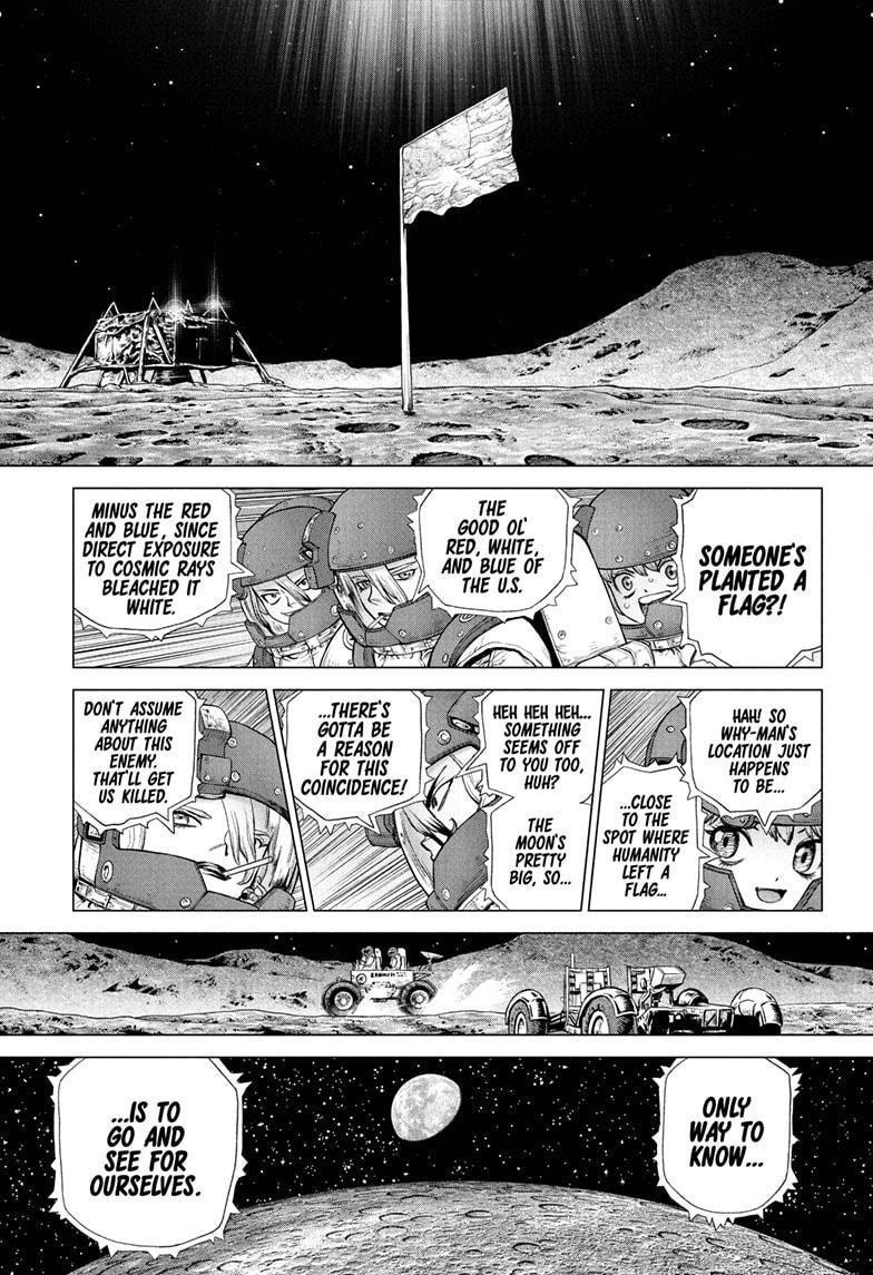 Dr. Stone Manga Chapter 227 page 6 - It Was You scene