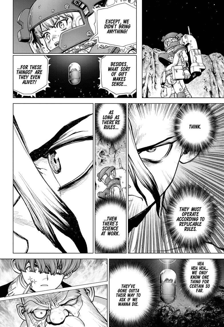 Dr. Stone Manga Chapter 228 page 10 - Life Stone scene