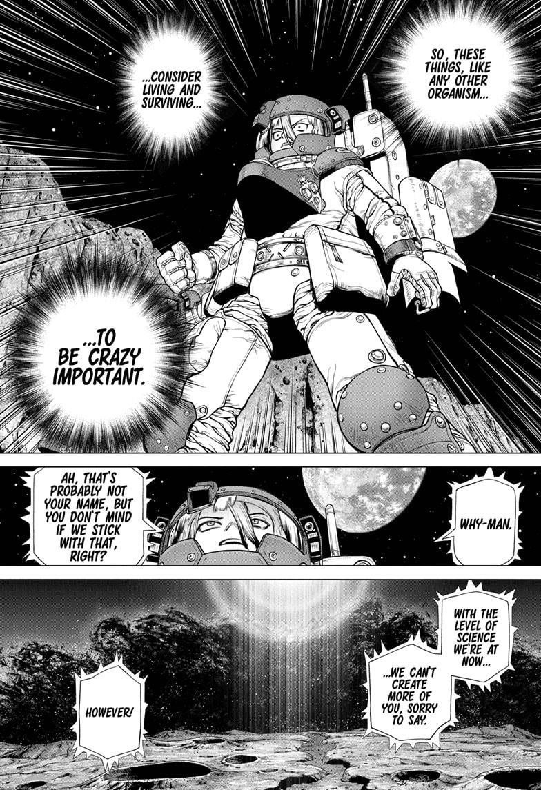 Dr. Stone Manga Chapter 228 page 11 - Life Stone scene