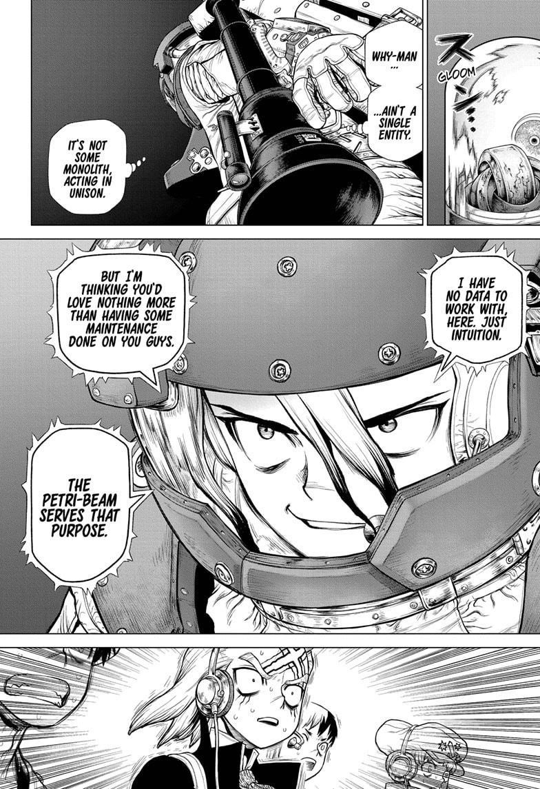 Dr. Stone Manga Chapter 228 page 14 - Life Stone scene