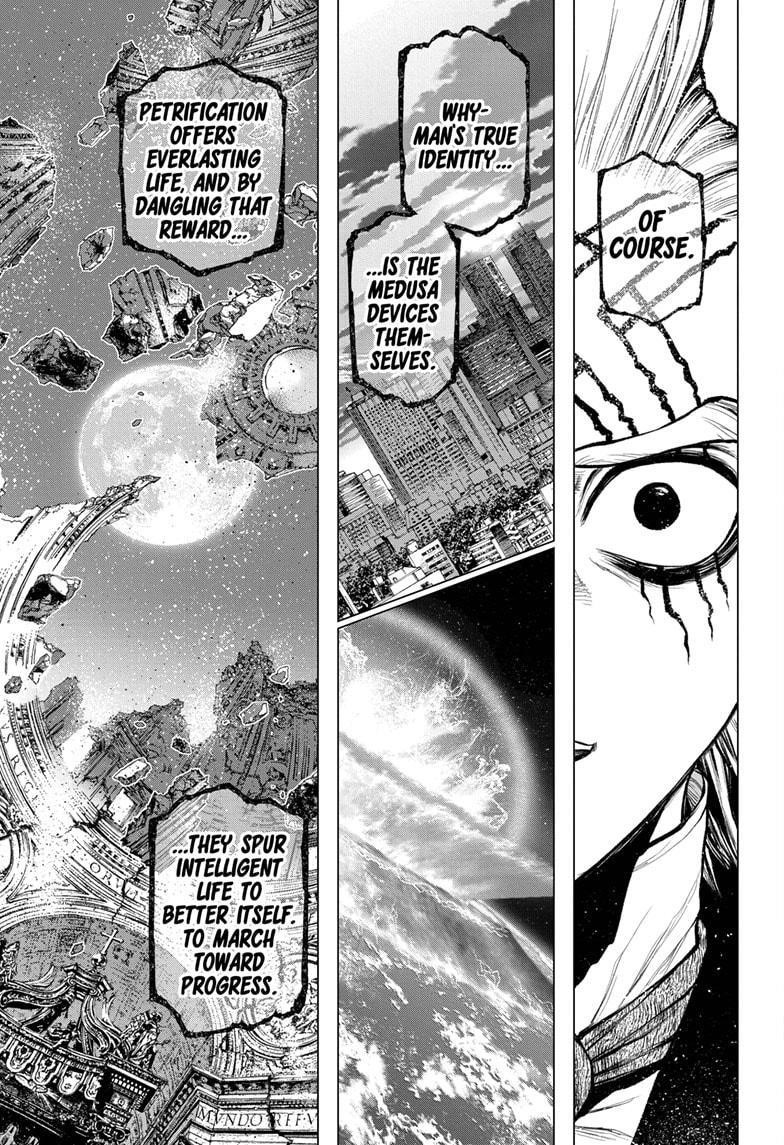 Dr. Stone Manga Chapter 228 page 15 - Life Stone scene