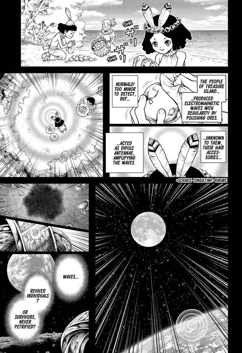 Dr. Stone Manga Chapter 229 page 10 - Why-Man scene