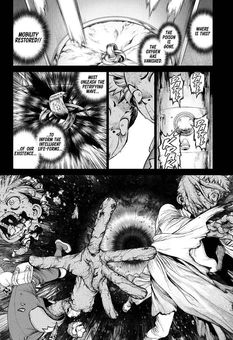 Dr. Stone Manga Chapter 230 page 8 - Human scene