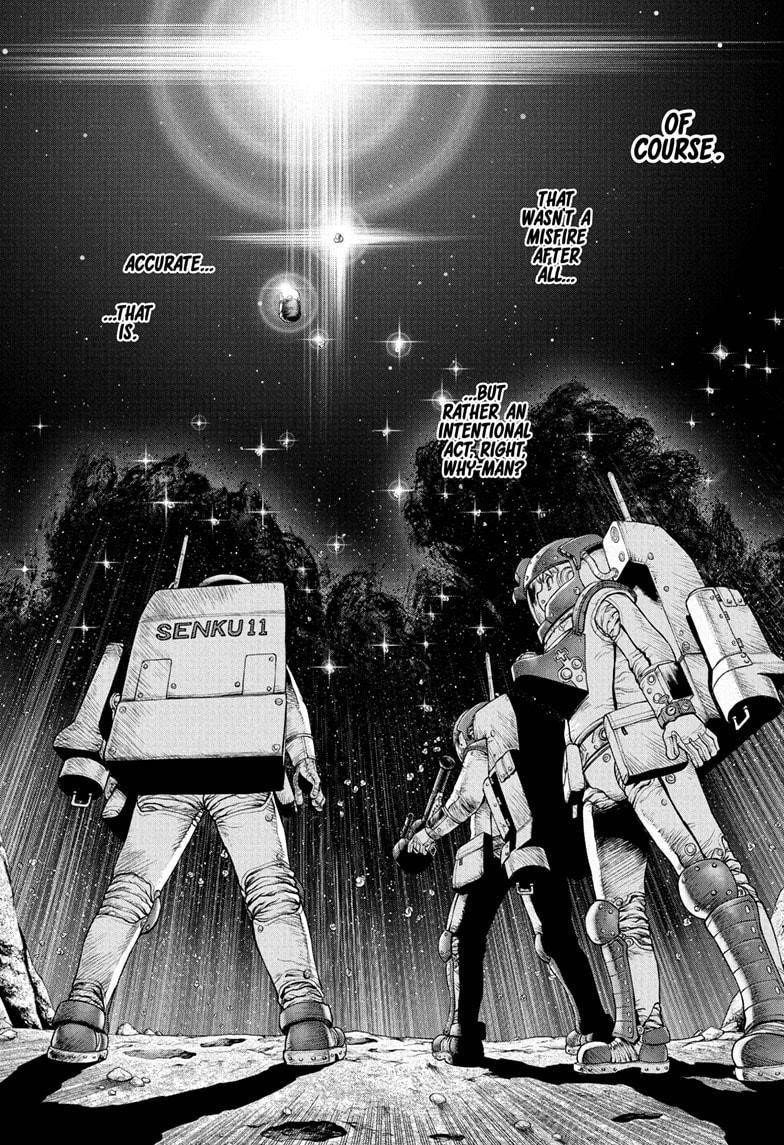 Dr. Stone Manga Chapter 230 page 9 - Human scene