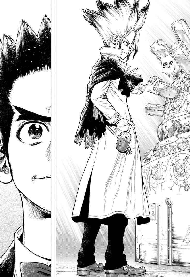 Dr. Stone Manga Chapter 232 page 14 - Final Chapter: Dr. STONE [END] scene