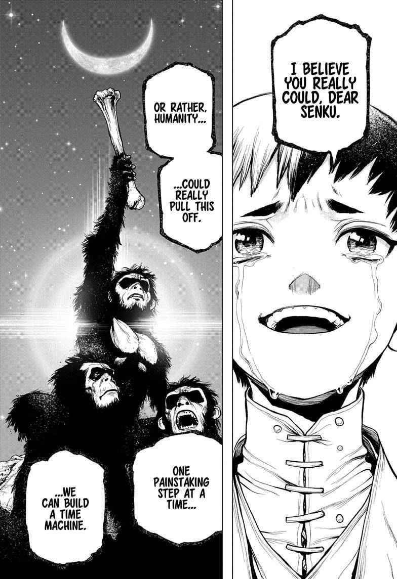 Dr. Stone Manga Chapter 232 page 19 - Final Chapter: Dr. STONE [END] scene