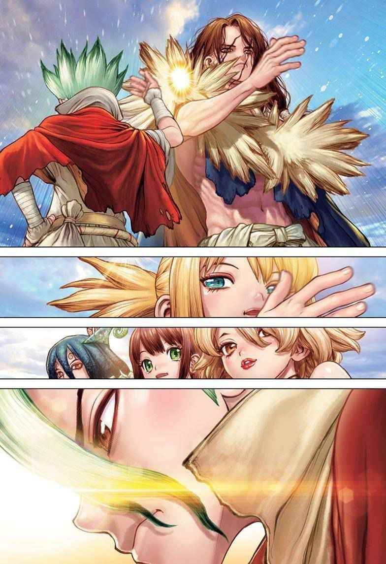 Dr. Stone Manga Chapter 232 page 4 - Final Chapter: Dr. STONE [END] scene