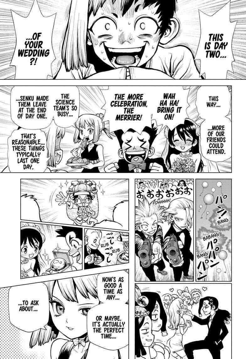 Dr. Stone Manga Chapter 232 page 9 - Final Chapter: Dr. STONE [END] scene
