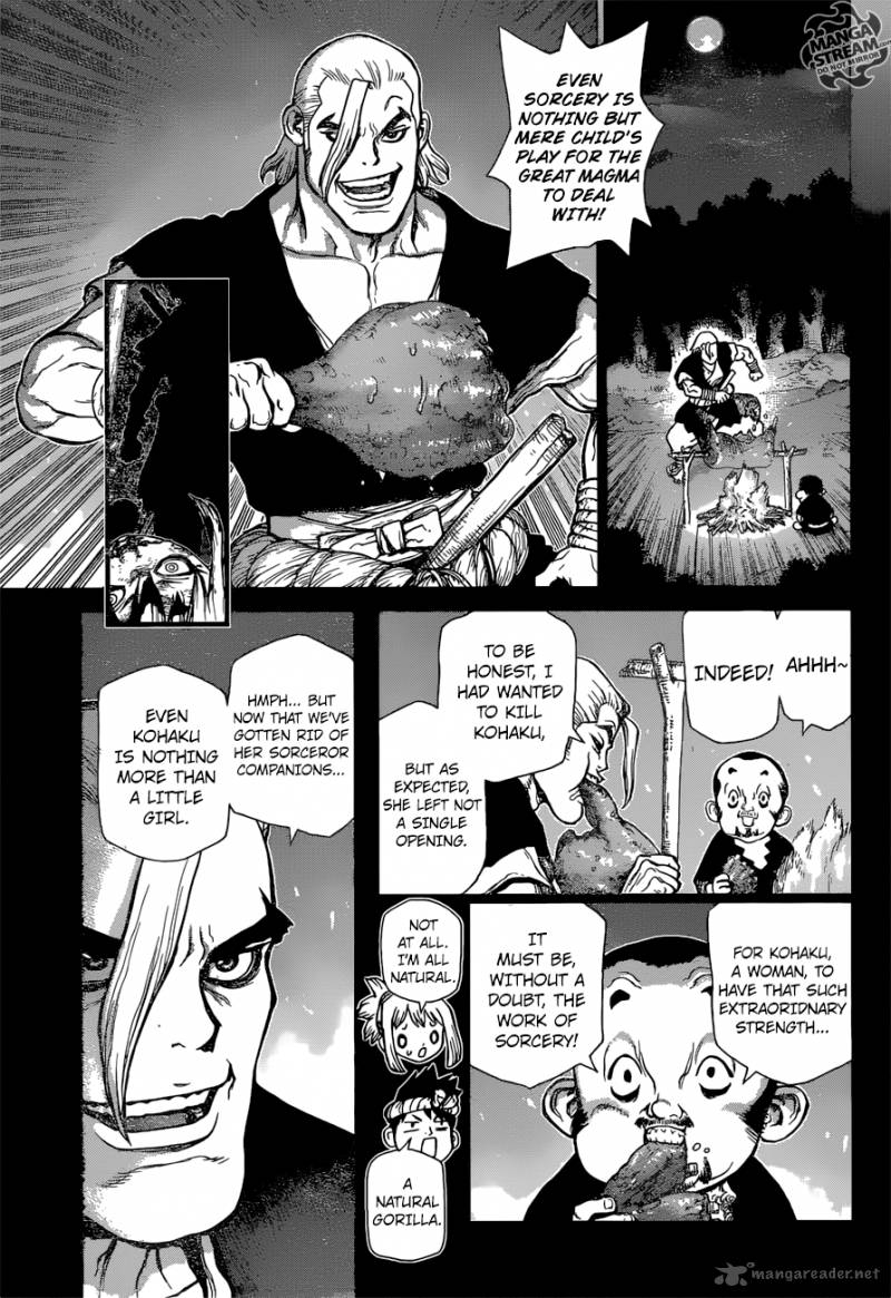Dr. Stone Manga Chapter 27 page 3 - A Certain Scientist's Wish scene