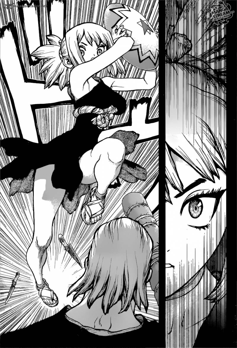 Dr. Stone Manga Chapter 27 page 8 - A Certain Scientist's Wish scene