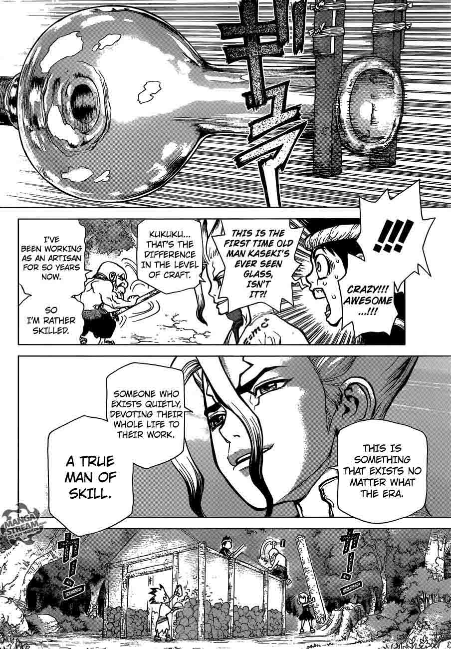 Dr. Stone Manga Chapter 29 page 12 - Senku's Lab scene