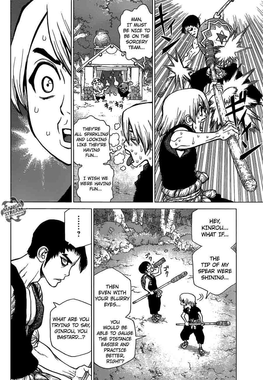 Dr. Stone Manga Chapter 29 page 16 - Senku's Lab scene