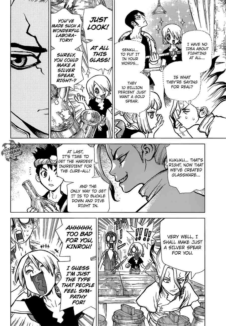 Dr. Stone Manga Chapter 29 page 18 - Senku's Lab scene
