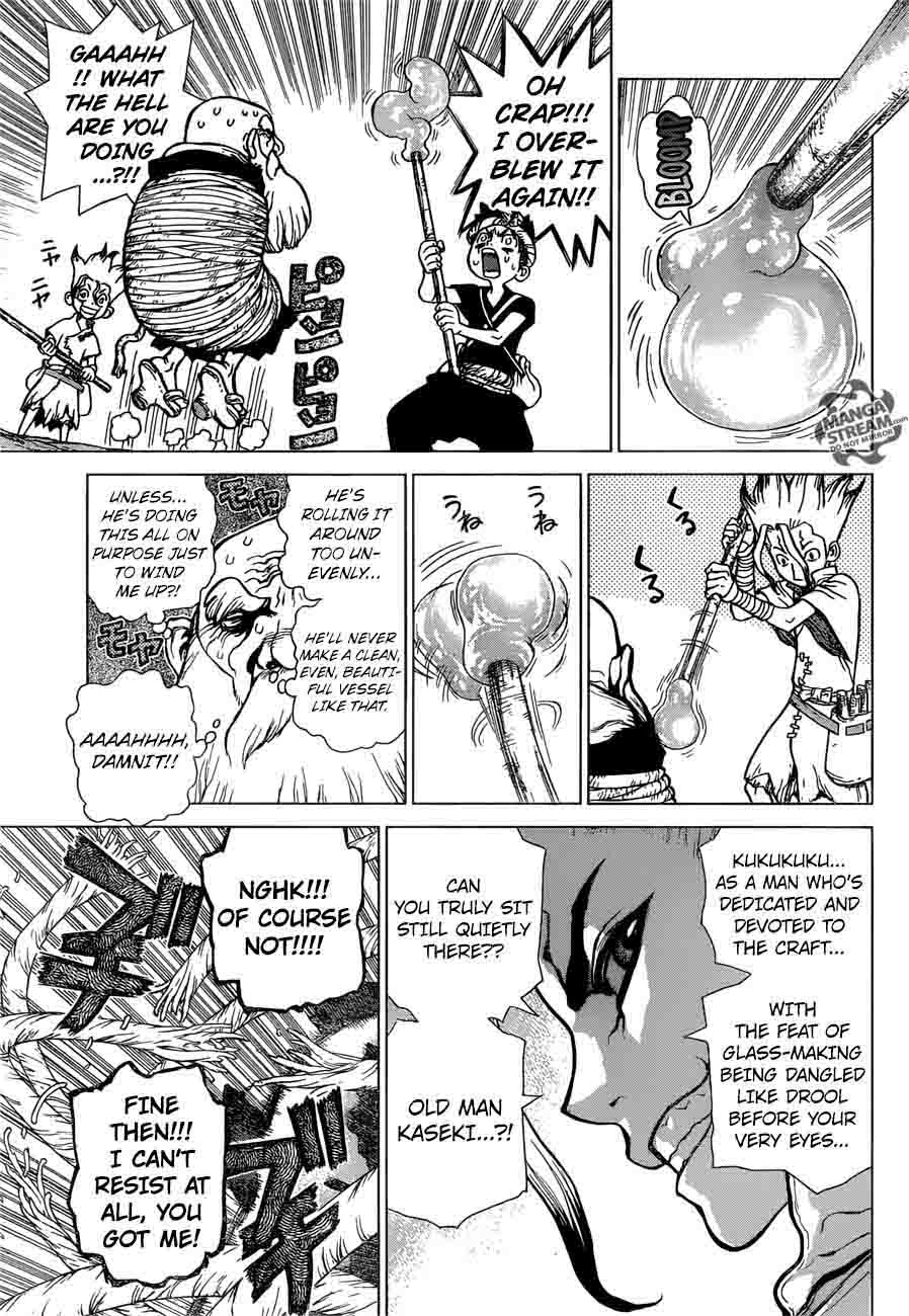 Dr. Stone Manga Chapter 29 page 9 - Senku's Lab scene