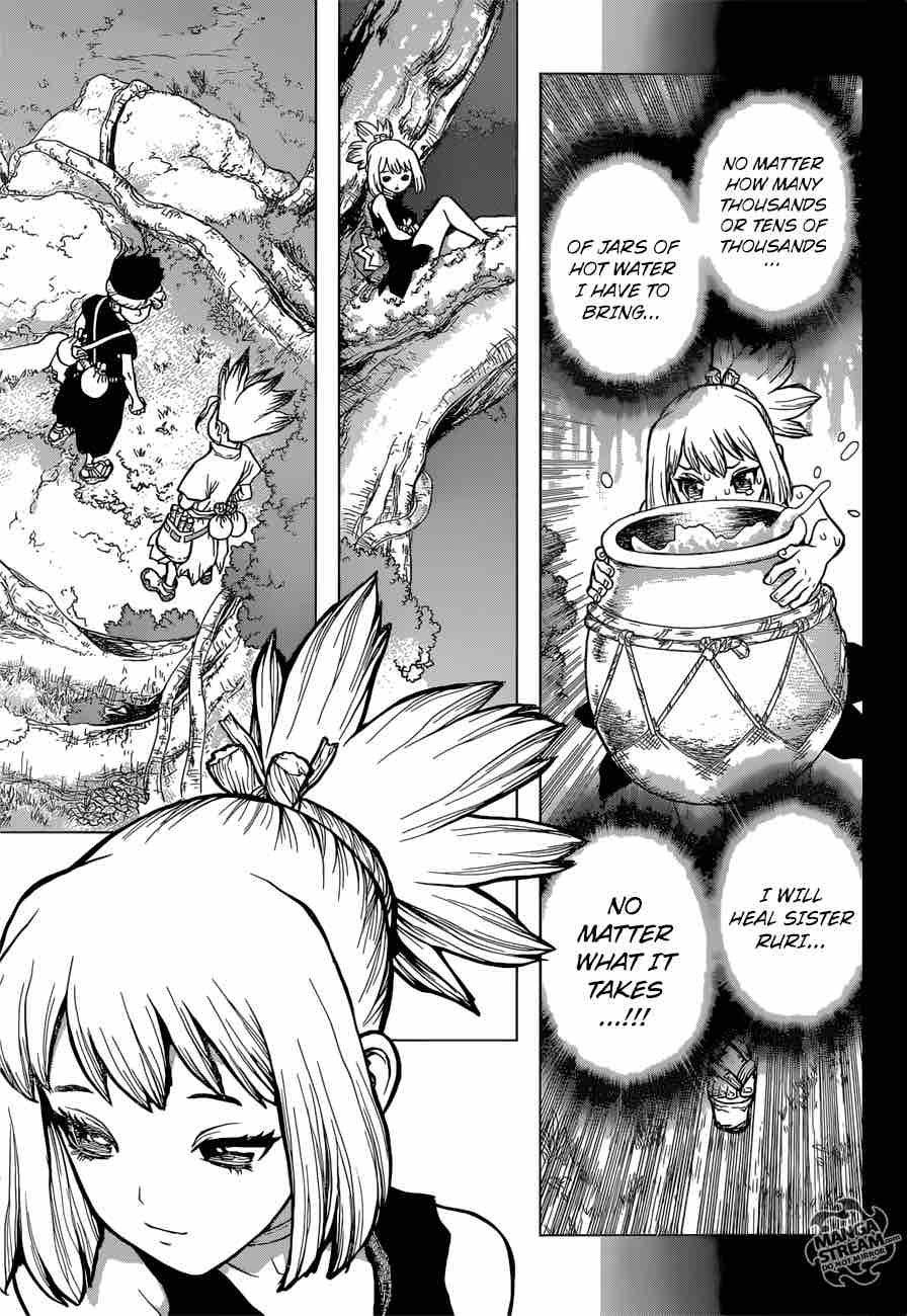 Dr. Stone Manga Chapter 31 page 9 - Friends Have Each Other's Backs scene