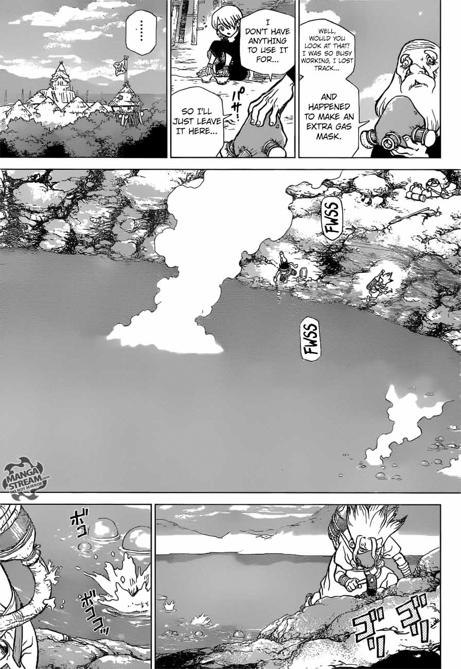 Dr. Stone Manga Chapter 32 page 10 - Brains & Heart scene