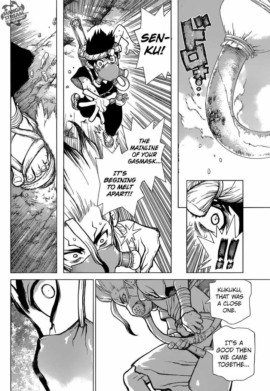 Dr. Stone Manga Chapter 32 page 11 - Brains & Heart scene