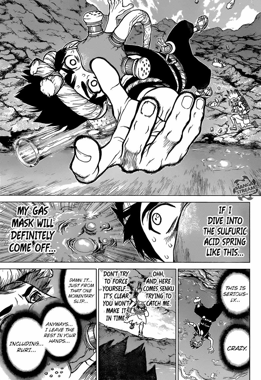 Dr. Stone Manga Chapter 32 page 12 - Brains & Heart scene