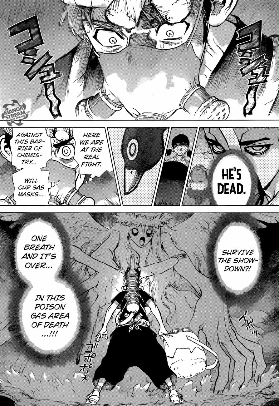 Dr. Stone Manga Chapter 32 page 3 - Brains & Heart scene