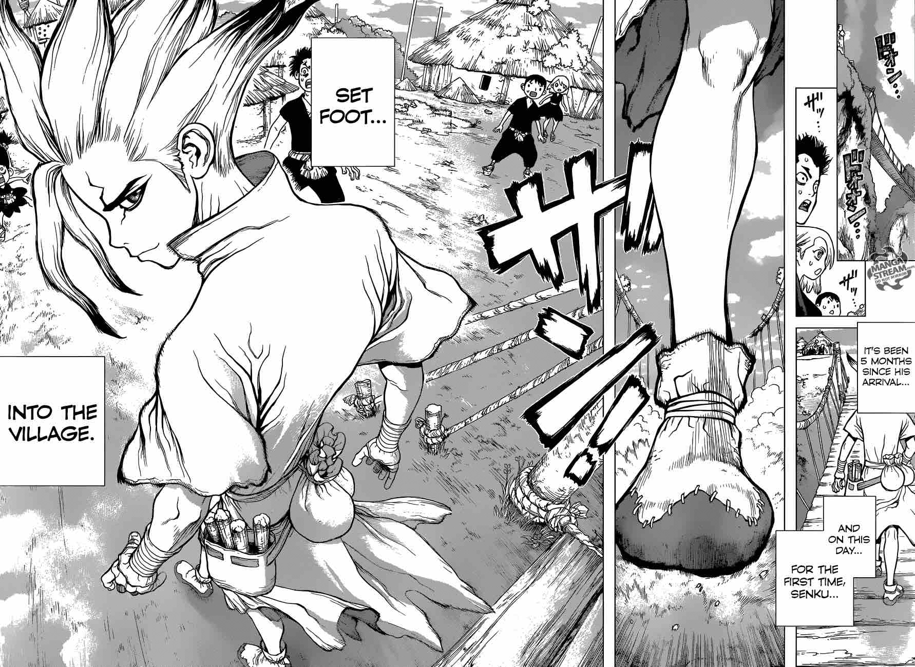 Dr. Stone Manga Chapter 33 page 16 - Baad Chemicals scene