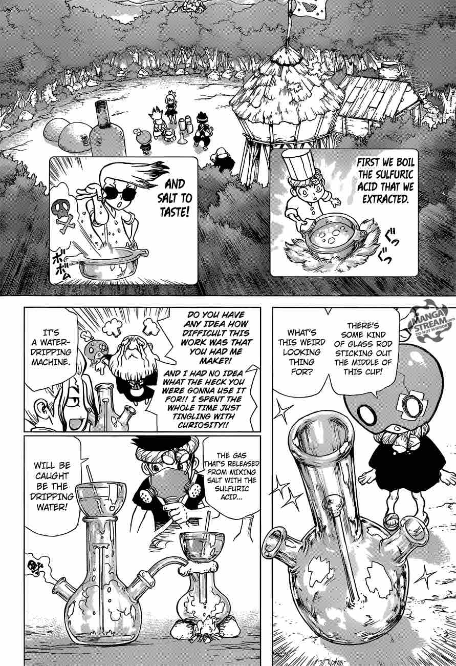 Dr. Stone Manga Chapter 33 page 4 - Baad Chemicals scene