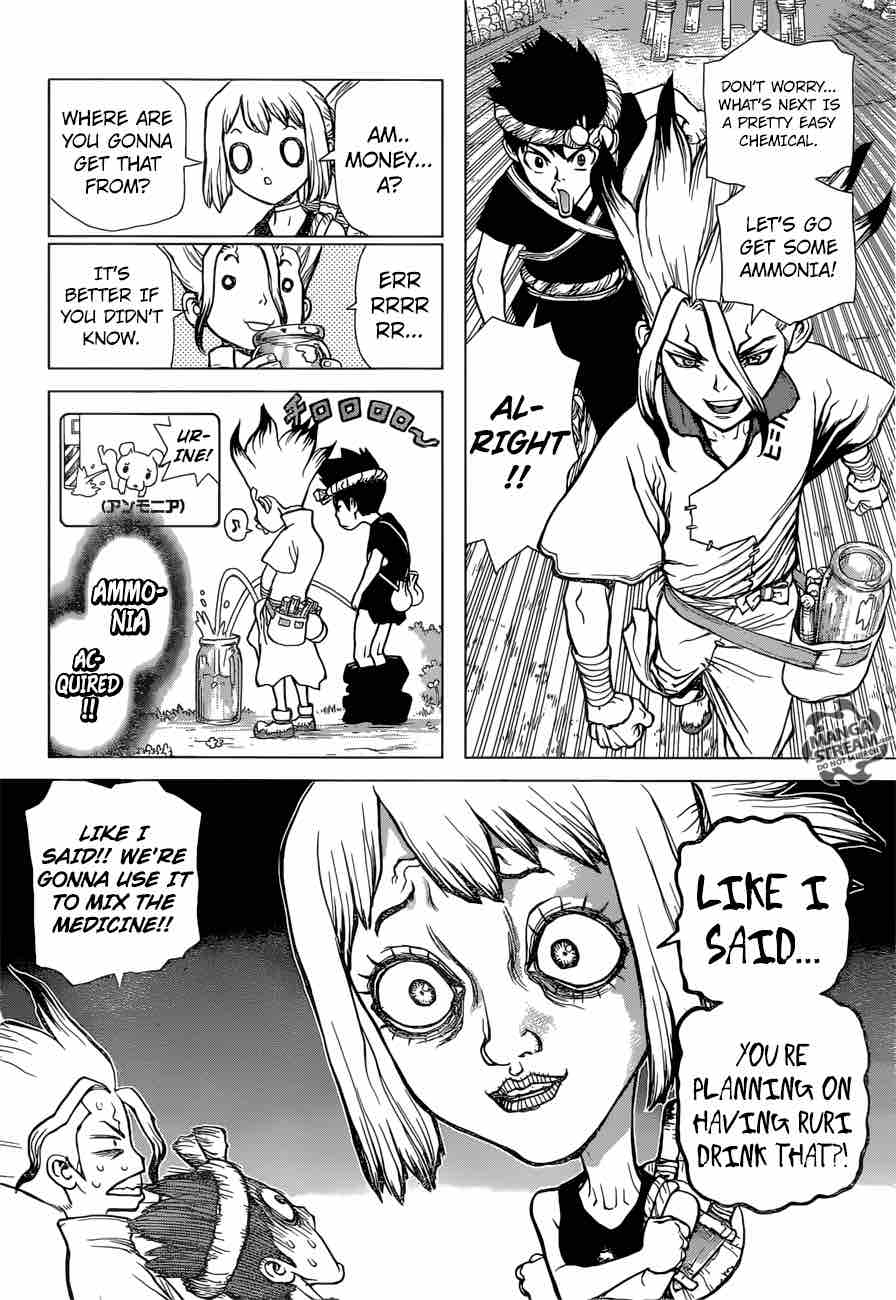 Dr. Stone Manga Chapter 33 page 8 - Baad Chemicals scene