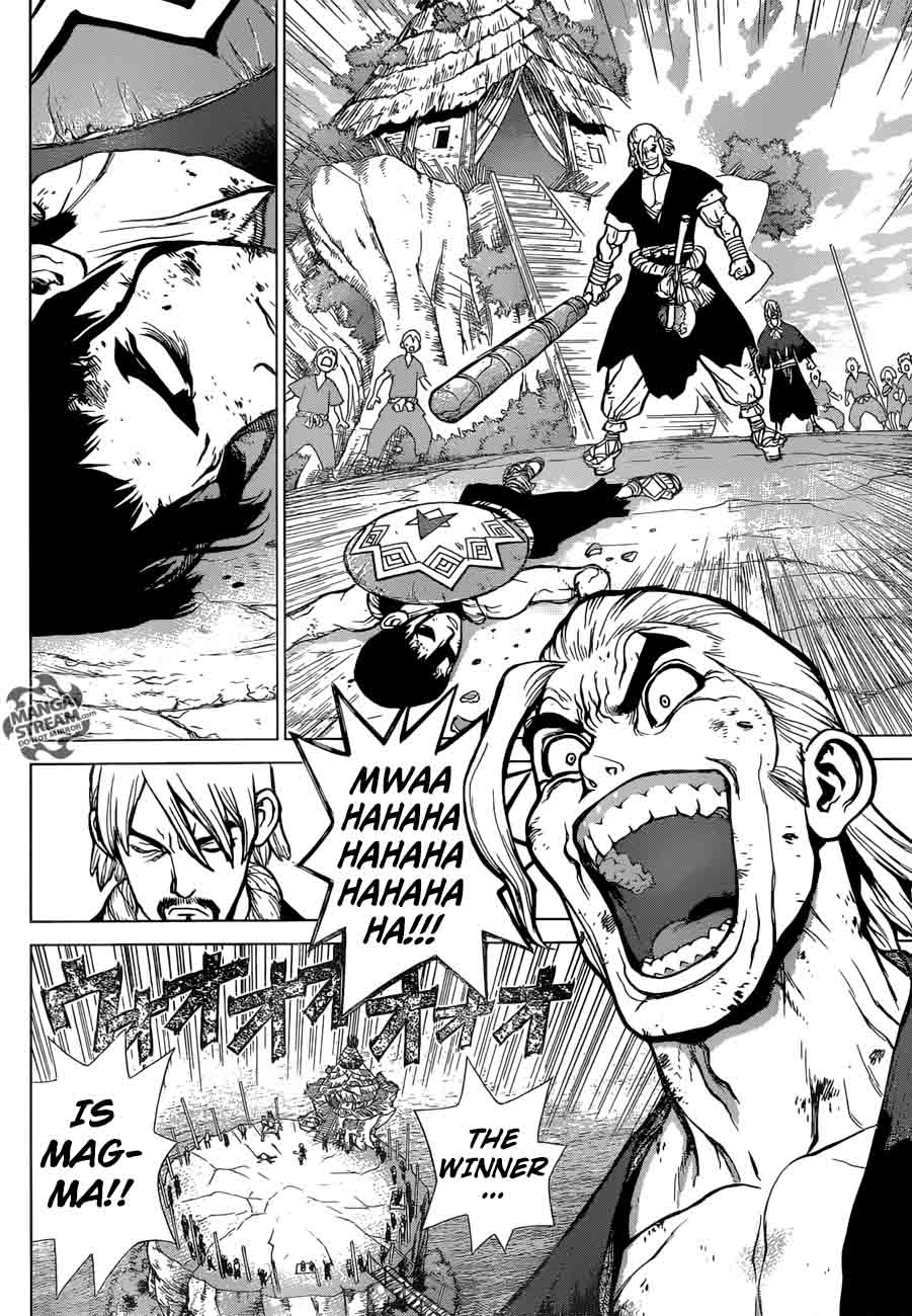 Dr. Stone Manga Chapter 36 page 6 - Kinro and Ginro scene