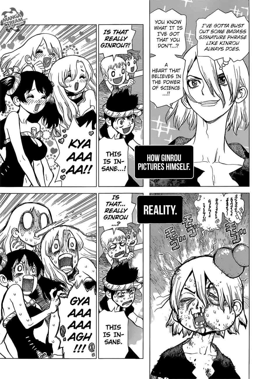 Dr. Stone Manga Chapter 37 page 3 - Science-User Chrome scene